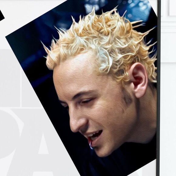 16x20 Linkin Park Rock Star Chester Portrait Oil Painting Art Poster - Picture 4 of 5